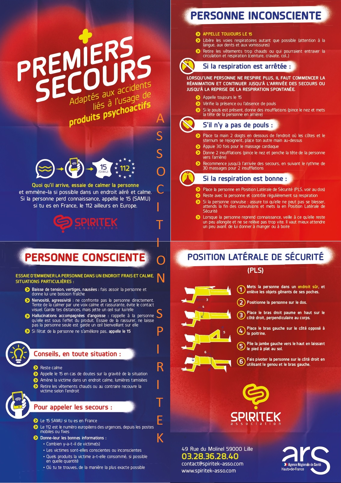 Télécharger le flyer sur les Premiers secours en milieux festifs en pdf